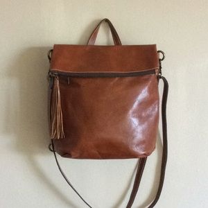 Patricia Nash Luzille Convertible Backpack in Tan